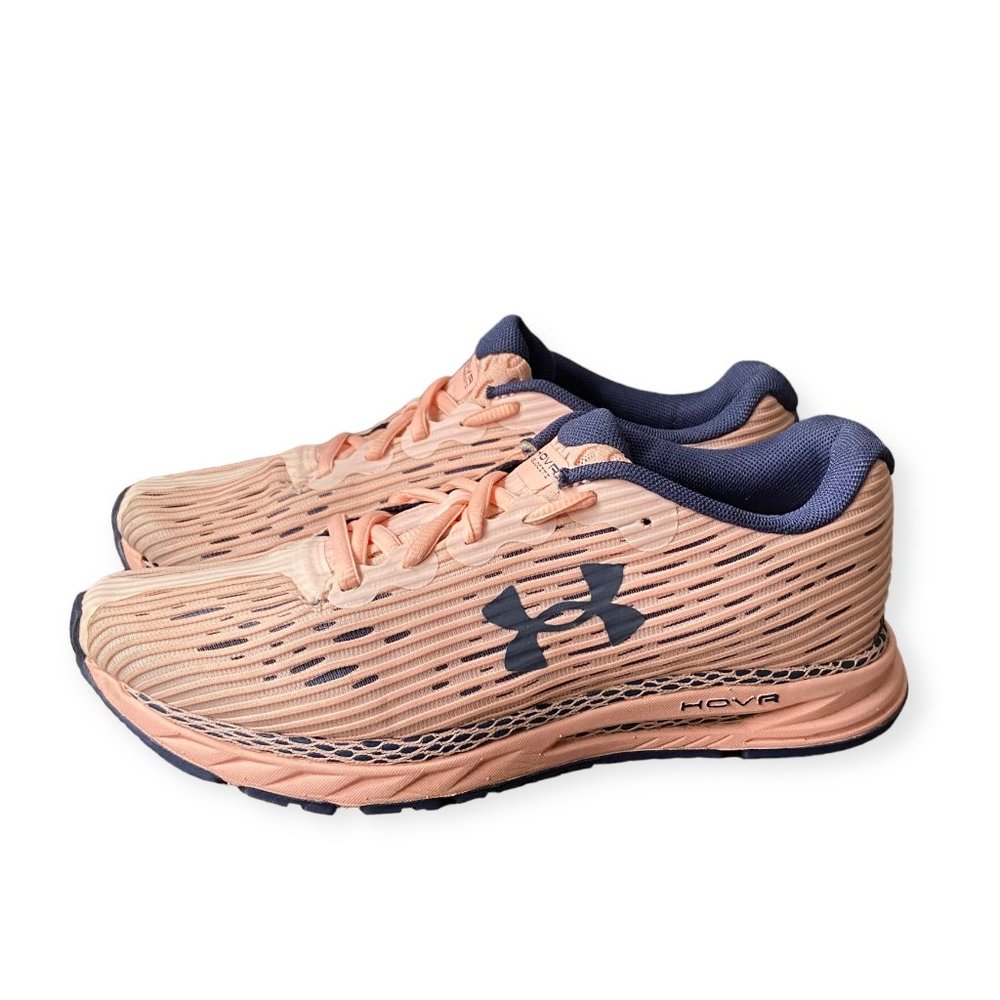 Under Armour Peach and Navy Women's Athletic Running Shoes